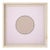 Pastel Lavender-Pink Abstract Minimal Circle Art Print by Emily Keating Snyder | 24 X 24 Print in Wood Frame For Sale
