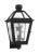 Chapman & Myers by Visual Comfort Studio Hyannis Small Wall Lantern, Textured Black For Sale - Image 4 of 5