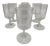 Large Antique Crystal Glasses from Baccarat, 1890s, Set of 8 For Sale