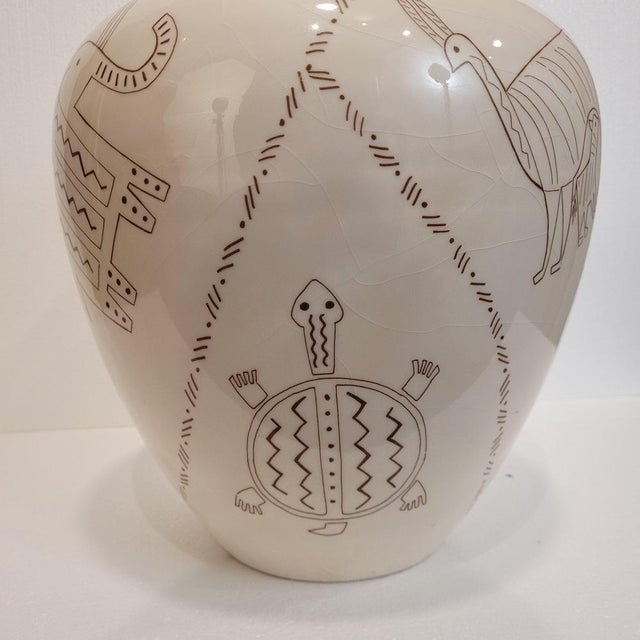 Ceramic Animal Vase, France, 1980s For Sale - Image 11 of 18