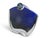 Blue Baccarat Crystal Cobalt Blue Oceanie Kaleidoscope Stopper Sculpture Vase For Sale - Image 8 of 18