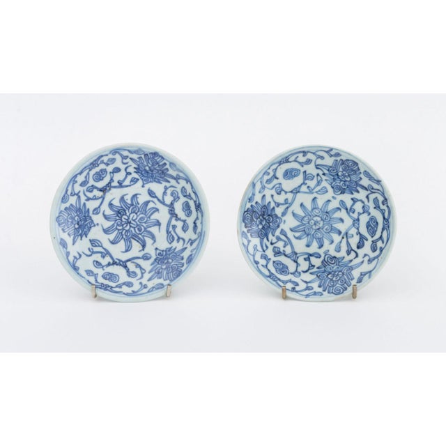 Blue Chinese Blue and White Porcelain Articles, 8 For Sale - Image 8 of 18