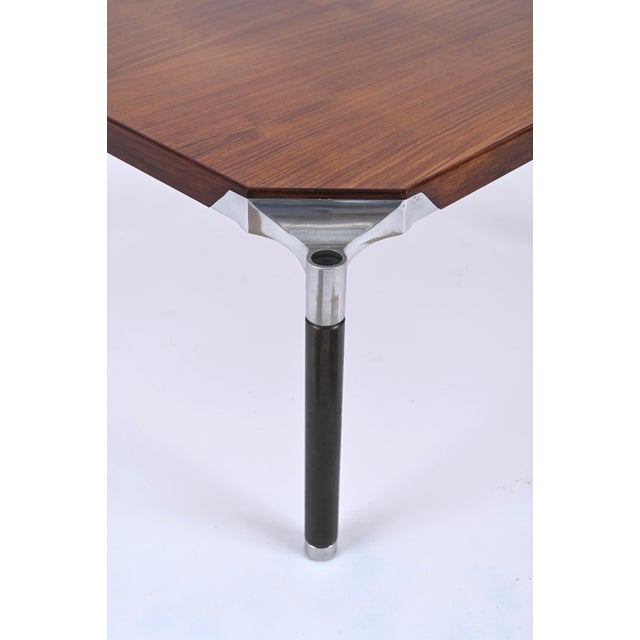 Square Urio Coffee Table attributed to Ico Parisi for Mim Roma, Italy, 1960s For Sale - Image 6 of 16