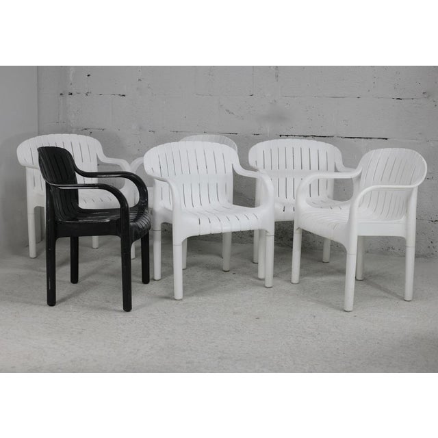 French Armchairs by Pierre Paulin for Allibert, 1980, Set of 6 For Sale - Image 10 of 18