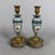 French Candlesticks in Brass and Ceramic, Set of 2 For Sale - Image 4 of 12