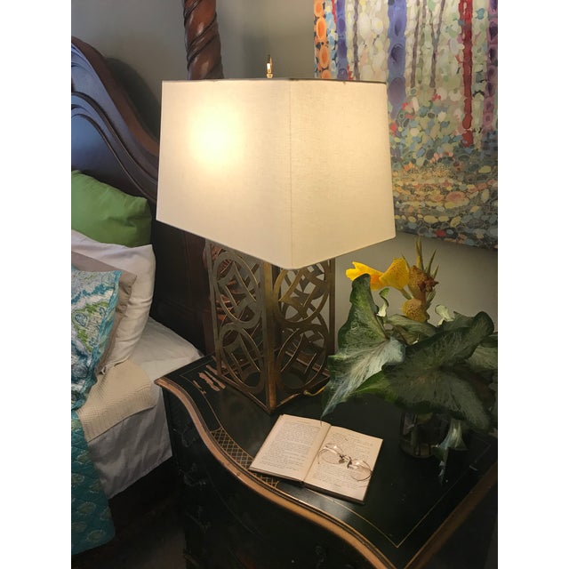 Lee Gold Steel Circle Table Lamp Chairish