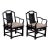 Vintage Century Furniture Chin Hua Collection Chinoiserie Arm Chairs - Pair For Sale