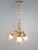 Gold Small Antique Gilded Bronze Chandelier For Sale - Image 8 of 9