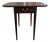 Vintage 1973 Henkel Harris "Virginia Galleries" Inlaid Mahogany Pembroke Drop-Leaf Side Table For Sale