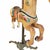 Vintage Painted Wood Carousel Horse Beautiful, hand-carved and painted wood carousel horse. The custom base has been made...