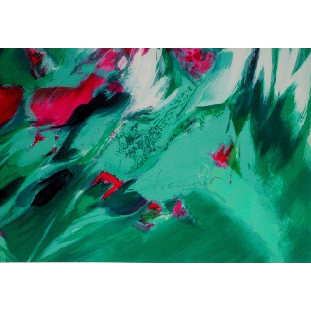 Modern Claude Hemeret, La serre aux roses, Lithograph For Sale - Image 3 of 7