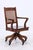 Antique Wooden Swivel Office Chair For Sale - Image 15 of 15