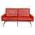 Pk-31/2 Sofa in Red-Brown Leather by Poul Kjærholm for Fritz Hansen, 1990s For Sale