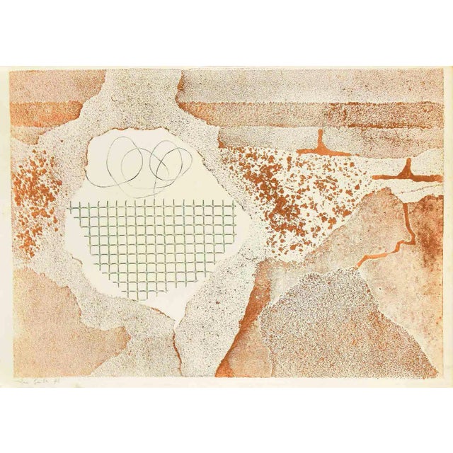 Leo Guida - Composition - Etching - 1971 For Sale