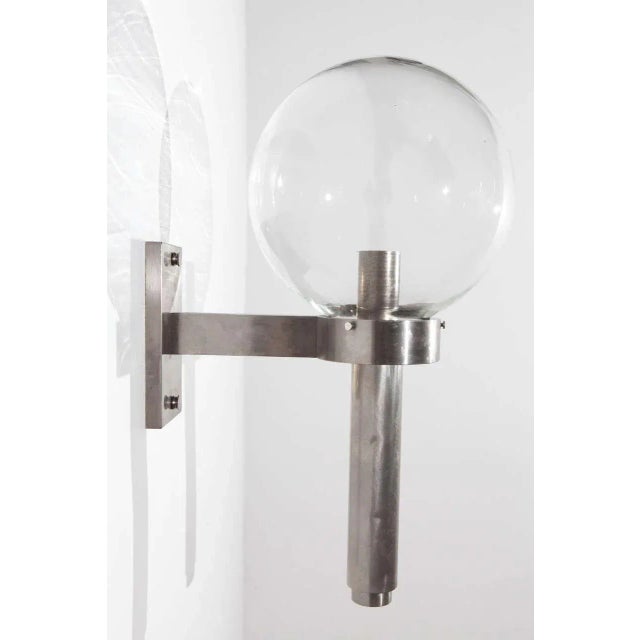 Chrome 1960s Wall Sconce in the Style of Arredoluce For Sale - Image 8 of 8