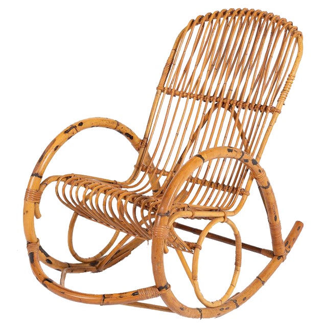 Italian Rocking Chair, 1960s For Sale