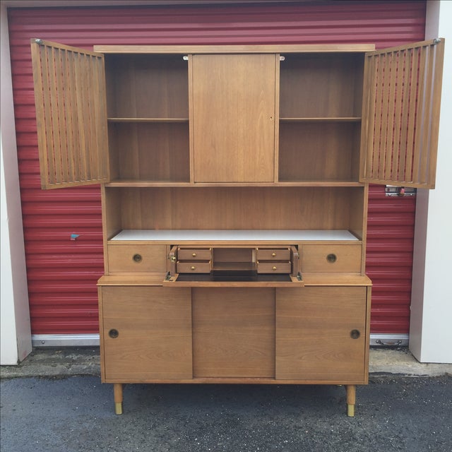 MidCentury Hutch and Writing Desk by John Stuart Chairish