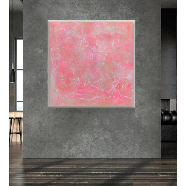 2020s "Unexpected Visitors" by Trixie Pitts Large Abstract Painting For Sale - Image 5 of 9