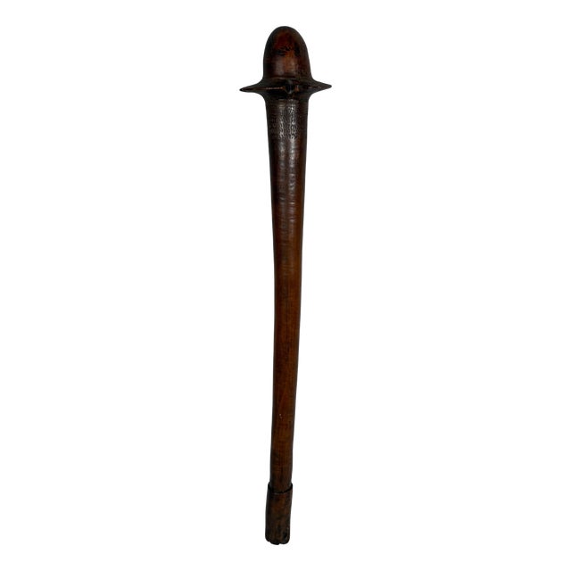 Phallic War Club with a Phallic Head, Kanak, New Caledonia For Sale