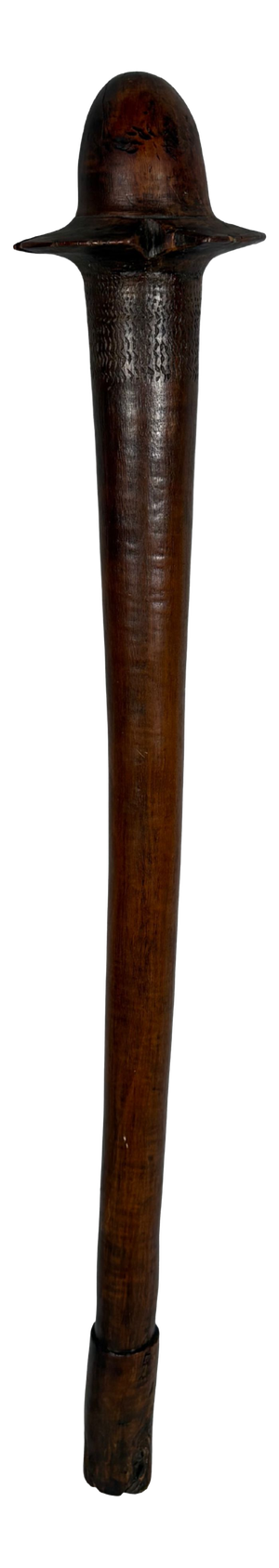 Phallic War Club with a Phallic Head, Kanak, New Caledonia