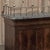 Wood Rare Louis Philippe Period Marble Top Concierge Counter With Original Hand Forged Brass Gallery Rail For Sale - Image 7 of 18