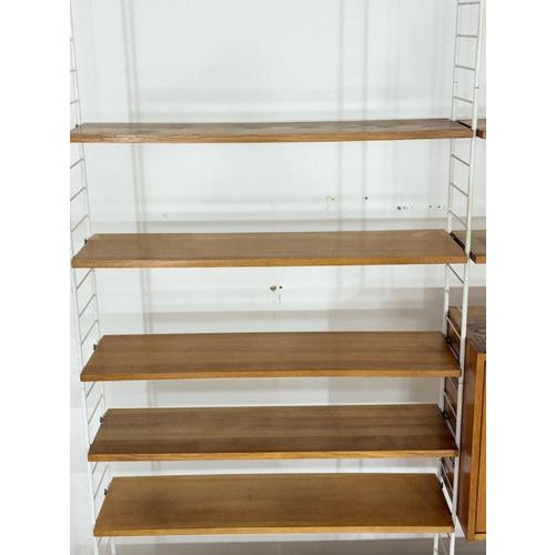 Mid-Century Modern String Shelving Wall Unit For Sale - Image 10 of 16