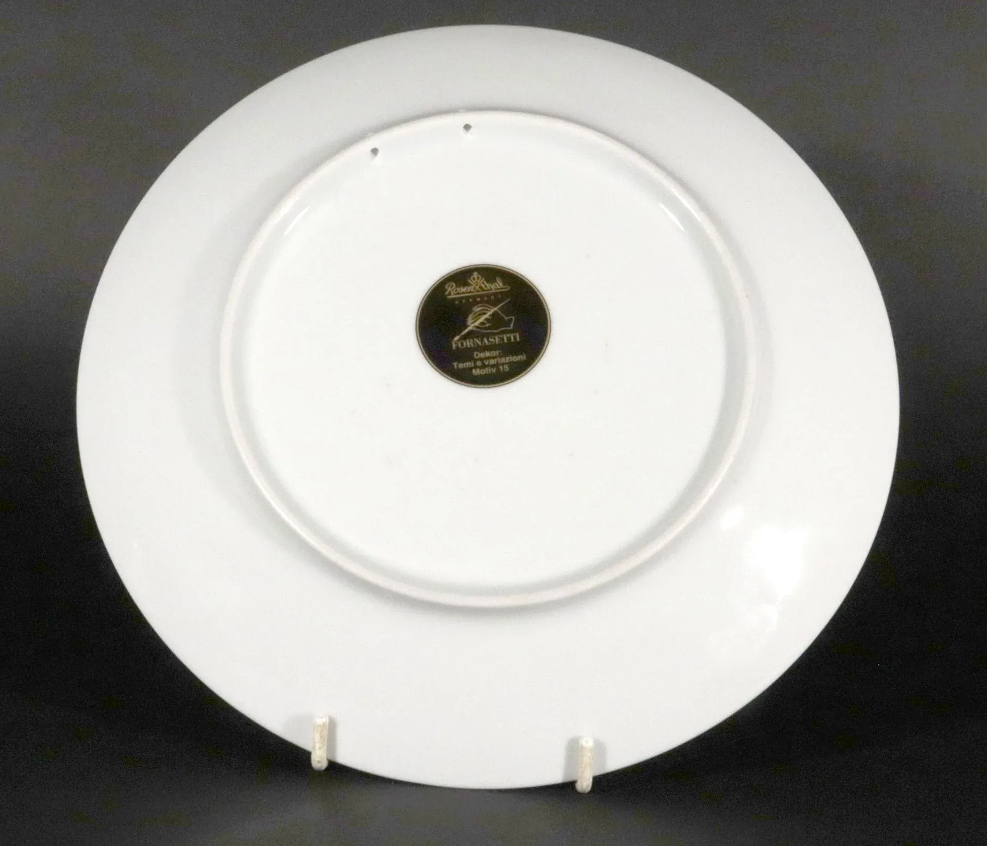 Fornasetti Rosenthal Porcelain Plate- Temi E Variazioni- Themes