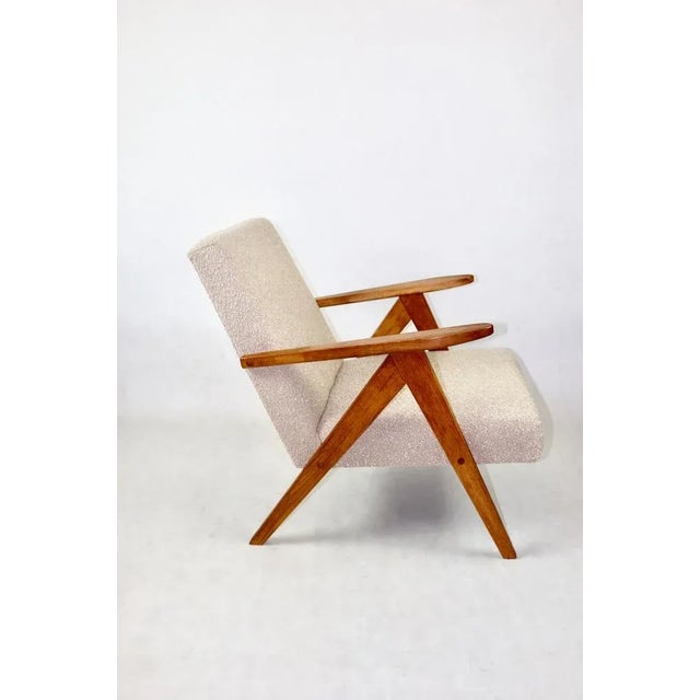 Model B-310 Chair in Beige Boucle, 1970s For Sale - Image 10 of 12
