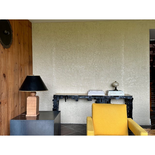 Skyline Console, Sculptural Mixed Media Console Table For Sale - Image 6 of 8