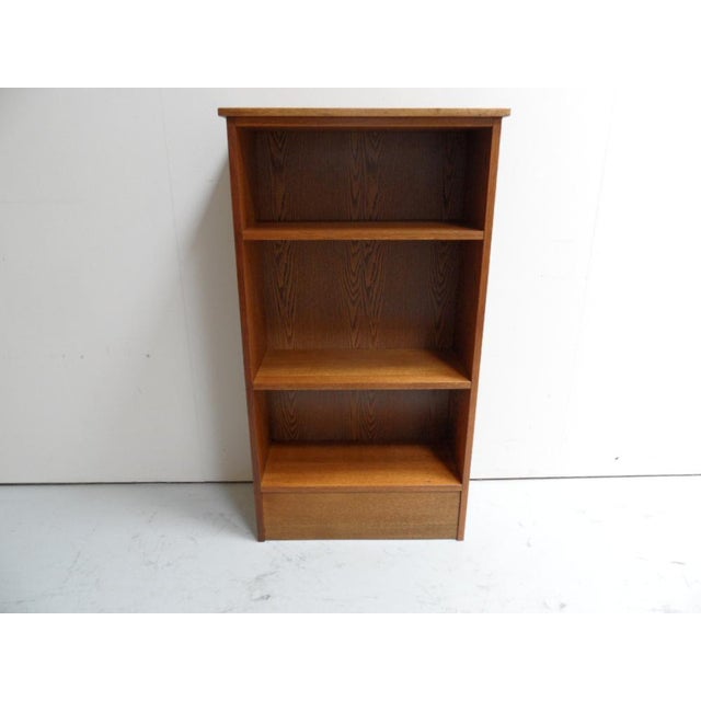 Vintage Oak Open Bookcase, 1960s For Sale - Image 10 of 10