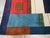 Teal Galerie Shabab Collection Mid-20th Century Persian Mahal Art Deco Rug Inspired by Edward McKnight Kauffer For Sale - Image 8 of 10