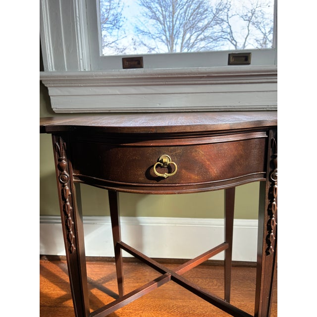 1960s Craftique Drop-Leaf Side Table For Sale In Greensboro - Image 6 of 7