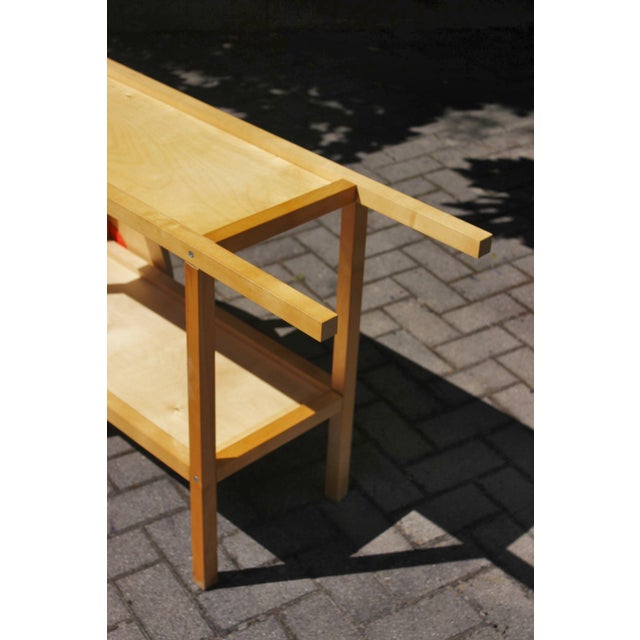 Early 21st Century Trendy Trolley Cart in Birch by Magnus Engman for Ikea, 2014 For Sale - Image 5 of 13