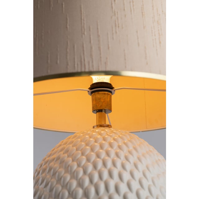 Mid-Century Modern Large Vintage Italian Ceramic Table Lamp, 1970s For Sale - Image 3 of 13