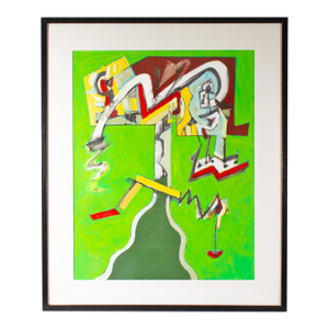 Abstract Mixed Media Painting by James L. Bruch