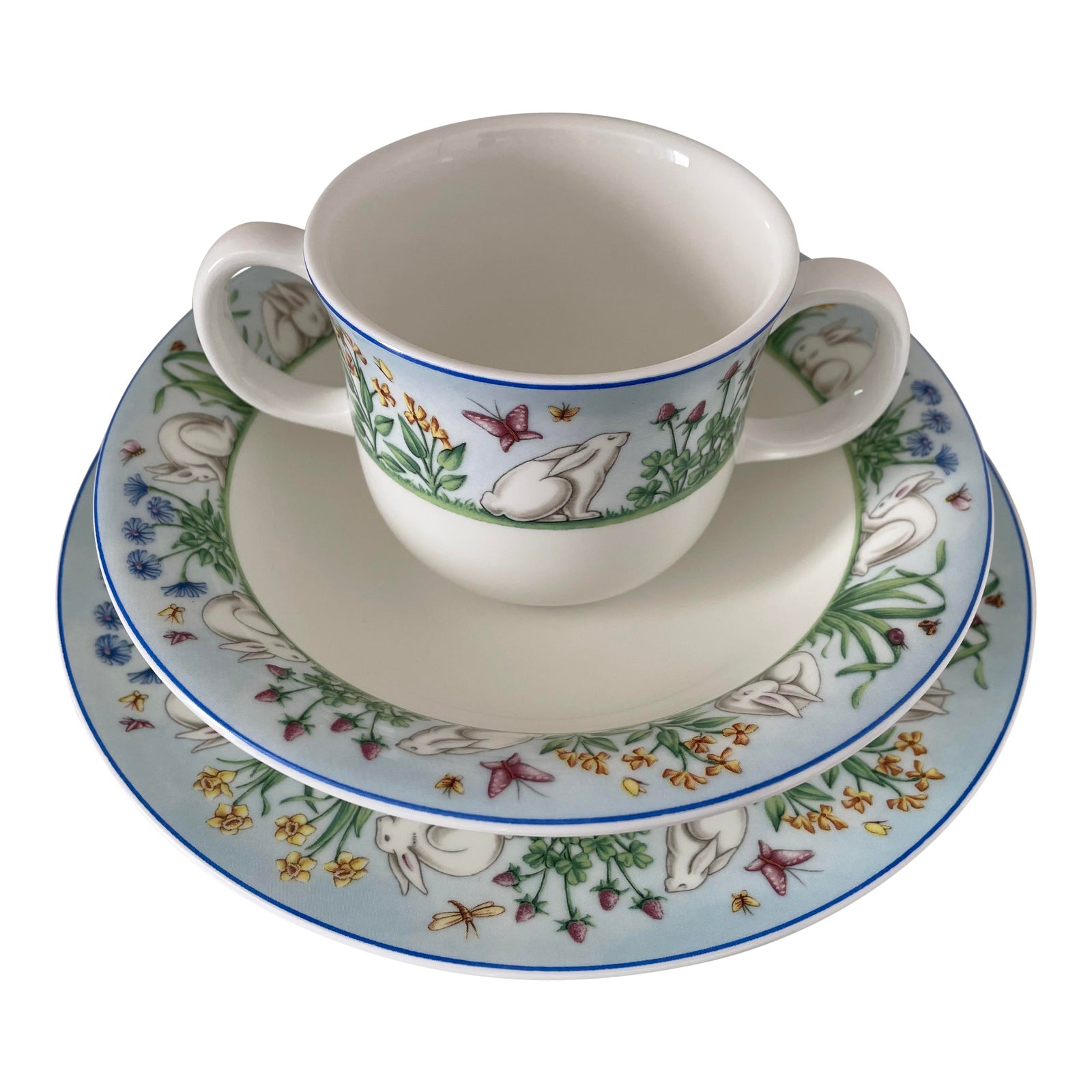 Tiffany Meadows Child’s Dinnerware Set 3 Pieces Chairish