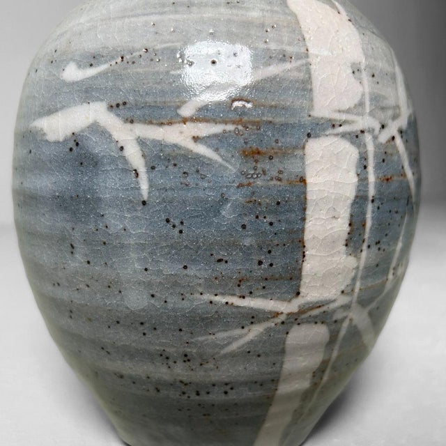 Vintage Mino Ware Bamboo Vase from Kikyoya Kiln, 1960s For Sale - Image 6 of 16
