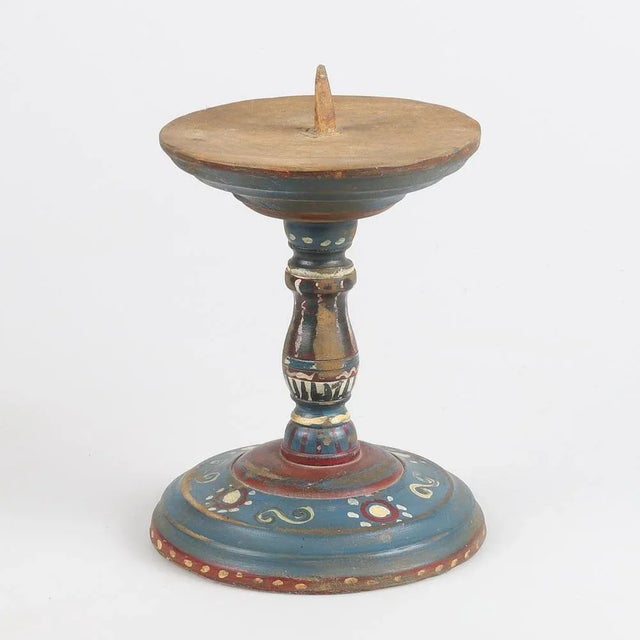 Candleholder, Hälsingland, Sweden, 1850s For Sale - Image 4 of 8