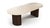 Contemporary Refleko Crema Marble Dining Table from Stone Valley For Sale - Image 3 of 5