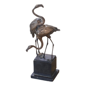 19th Century Bronze Flamingos by Franz Mazura