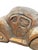 Brown Vintage Hand Carved Wooden Car Sculpture in the Style of a Volkswagen Beetle For Sale - Image 8 of 12