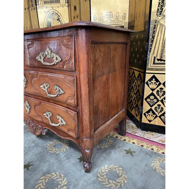 Gold Louis XV Parisian Chest of Drawers For Sale - Image 8 of 13