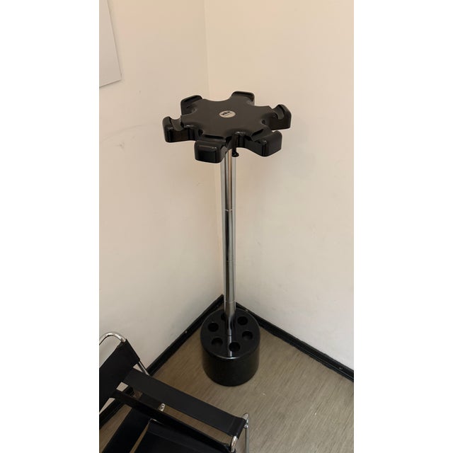 1980s Vintage Italian Space Age Coat Rack with Umbrella Holder by Paolo Orlandini and Roberto Lucchi for Velca, 1970s For Sale - Image 5 of 18