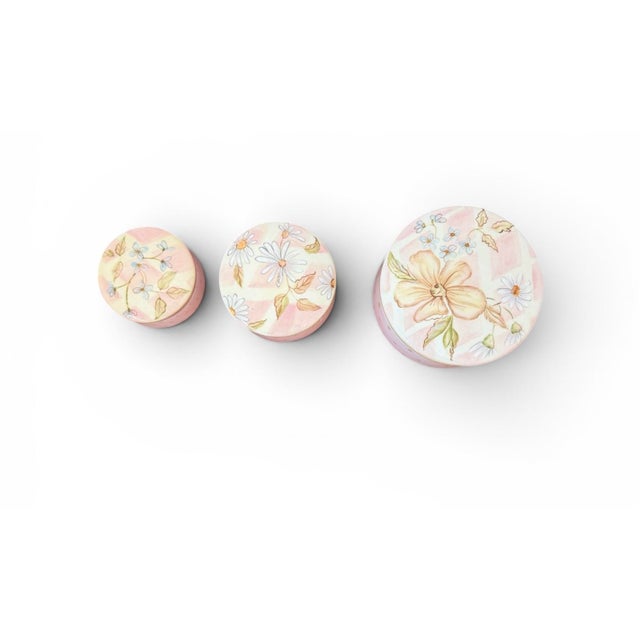 Vintage Tracy Porter Dream Delicious Hand Painted Jewelry Trinket Boxes - Set of 3 For Sale - Image 9 of 9