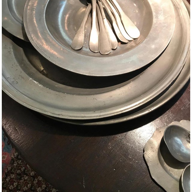 19th Century Candleholder in Pewter, 1800s, Set of 17 For Sale - Image 14 of 17