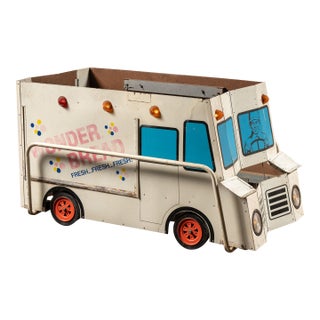 Vintage Wonder Bread Lighted Figural Delivery Truck Store Display For Sale
