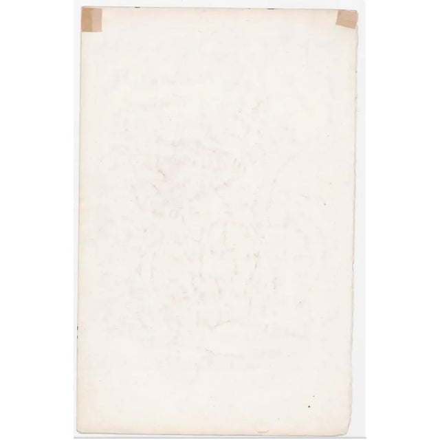 1930s Fragonard Spanish Conversation Watercolor For Sale - Image 4 of 4