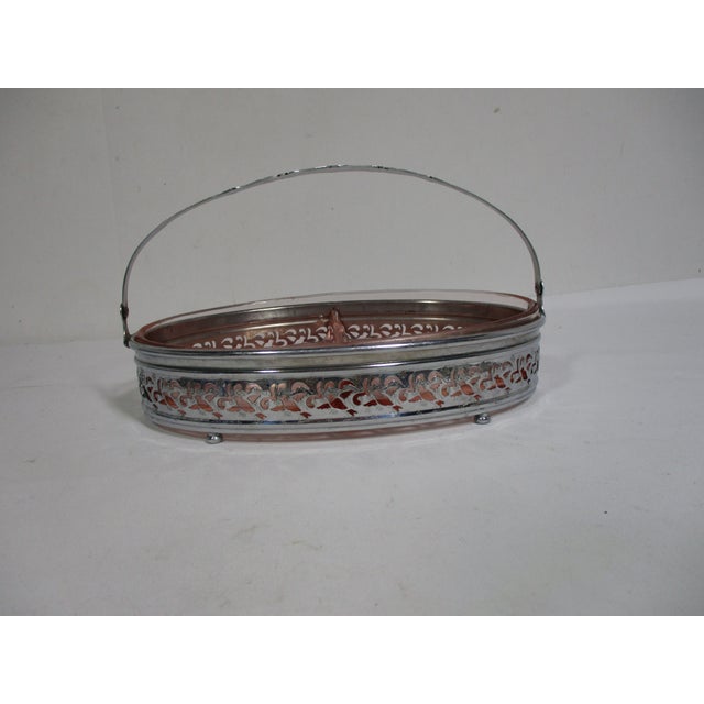 Art Deco 1930s Art Deco Relish Serving Dish For Sale - Image 3 of 11