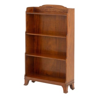 Arts and Crafts Walnut Open Bookcase For Sale