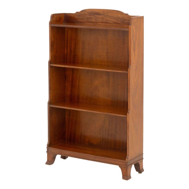 Arts and Crafts Walnut Open Bookcase For Sale